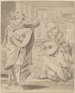 Musical Company, 1772, utgitt 1774. av Bernhard Schreuder