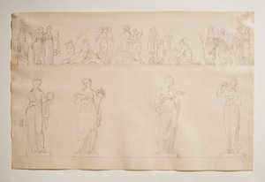 Apollo, nådene og musene av Bertel Thorvaldsen