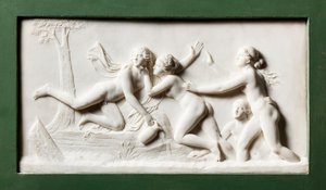 Hylas bortført av elvenymfer av Bertel Thorvaldsen