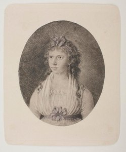 Portrett av Maren Schou West, født Grønlund av Bertel Thorvaldsen