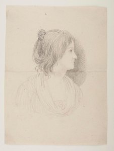 Portrett av en kvinne (Marie Puggaard?) av Bertel Thorvaldsen