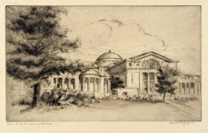 Kunstbygningen, Chicago (fasade, vest)