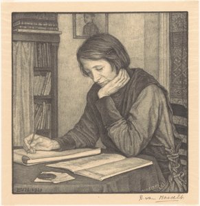 Portrett av Sanne Bruinier av Bertha van Hasselt (signed by artist)