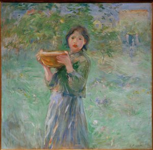 Skålen med melk av Berthe Morisot