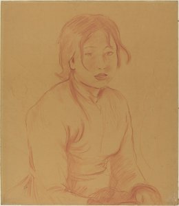 Bondepike av Berthe Morisot