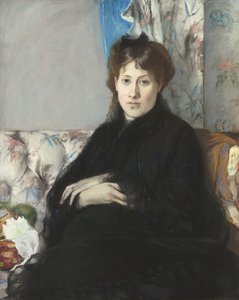 Portrett av Madame Edma Pontillon, født Morisot, 1871 av Berthe Morisot