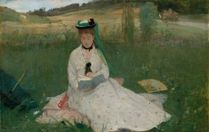 Reading, 1873. av Berthe Morisot