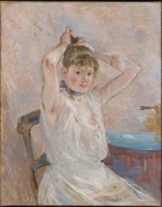 Badet av Berthe Morisot