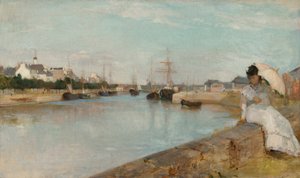 Havnen i Lorient av Berthe Morisot