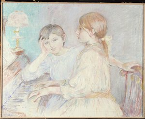 Pianoet, 1888 av Berthe Morisot
