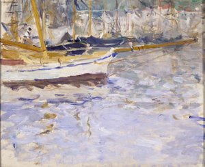Havnen i Nice, vinter 1881?-82 (olje på lerret) av Berthe Morisot