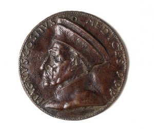 Medalje som viser Cosimo il Grande: recto
