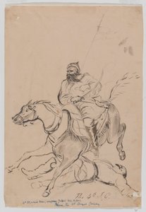 The 4th Irregular Cavalry, ca. 1845 (akvarell) av Bethune Donald Grant