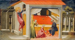 Saint Nicholas forsyner medgift, 1433-35.