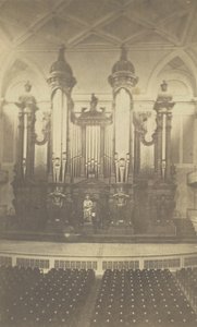 Great Organ, i Music Hall, Boston, Mass, ca. 1900-tallet. av Bierstadt Brothers
