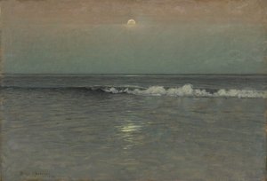 Natt synker på havet av Birge Harrison