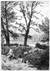 De små hyrdene, ca 1930-tallet.