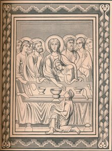 Kristus og de hellige, 1100-tallet, 1849. av Bisson and Cottard