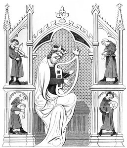 Musikkkonsert, 1200-tallet 1849. av Bisson and Cottard