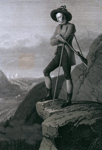 Erkehertug Johann som gemsejeger av Blasius Höfel