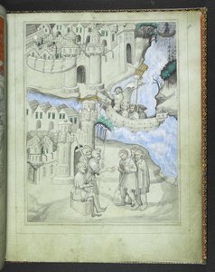 Legg til 24189 f.8 Pilegrimer som nærmer seg byportene, fra 