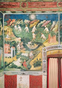 Juli måned, ca. 1400 av Bohemian School