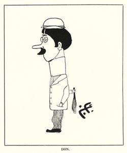 Oxford Quips: Don (litho) av Bohun Lynch