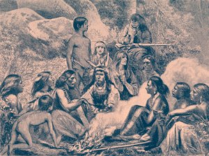 Navajo indisk leir