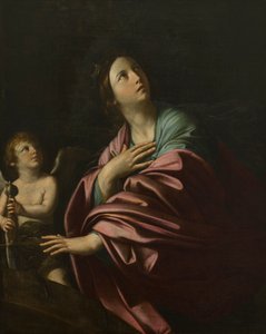St. Katarina av Alexandria, ca. 1600-99 (olje på lerret)