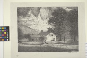 Mitt hus (blekk på papir)