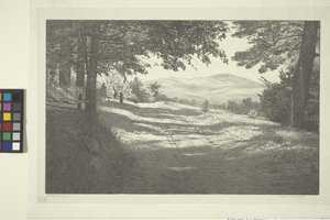 North View (blekk på papir)