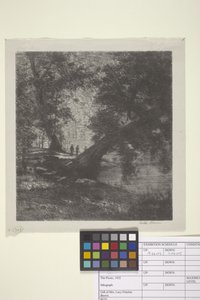 The Picnic (blekk på papir) av Bolton Coit Brown