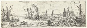 Mislykket angrep på Fort Kallo, 1638 av Bonaventura Peeters (I)