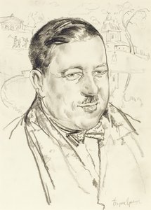 Portrett av kunstneren Ilya Mashkov av Boris Dmitrievich Grigoriev