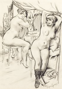 Prostituerte av Boris Dmitrievich Grigoriev