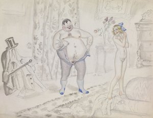 Rendezvous sent på kvelden av Boris Mikhailovich Kustodiev