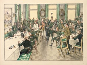 Den tradisjonelle frokosten holdt til minne om slaget ved Telish der Egerski Guards Regiment deltok 12. oktober 1877 av Boris V. de Heroys
