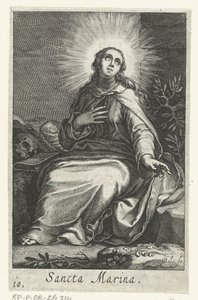 Saint Marina of Alexandria som eremittinne Sancta Marina (tittel på objekt) Eremittinner (serietittel) Sacra Eremus Ascetriarum (serietittel)