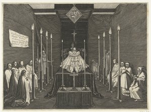 Praktseng av prins Philip William, 1618 av Boëtius Adamsz. Bolswert