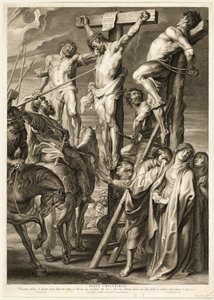 Korsfestelsen (Spyd Blow) av Boëtius Adamsz. Bolswert