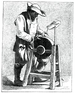 Knivsliper, 1737-1742. av Bouchardon