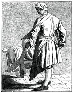 Omreisende eddikprodusent, 1737-1742. av Bouchardon