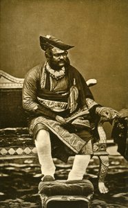H.H. General The Maharajah Sindhia of Gwalior G.C.B., G.C.S.I., c1870, 1901.