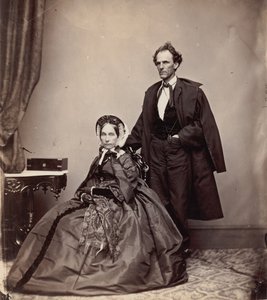 [Senator og fru James Henry Lane], 1861-66. av Brady and Co