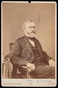 Portrett av Ebenezer Rockwood Hoar 1816-1895, før 1895. av Brady
