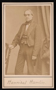Portrett av Hannibal Hamlin 1809-1891, 1857.