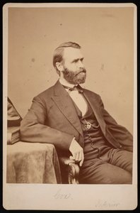 Portrett av Jacob Dolson Cox 1828-1900, før 1900.