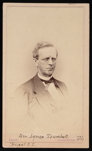 Portrett av Lyman Trumbull 1813-1896, mellom 1862 og 1869. av Brady