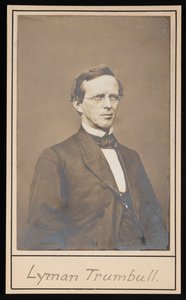 Portrett av Lyman Trumbull 1813-1896, mellom 1864 og 1868. av Brady