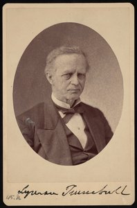 Portrett av Lyman Trumbull 1813-1896, mellom 1868 og 1881. av Brady